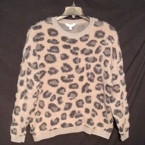 Time and Tru leopard print sweater size 20